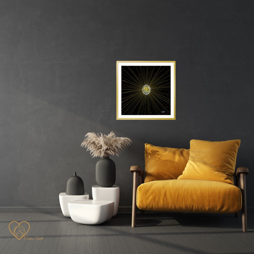 Shine your light from within - Fine Art print NYHET