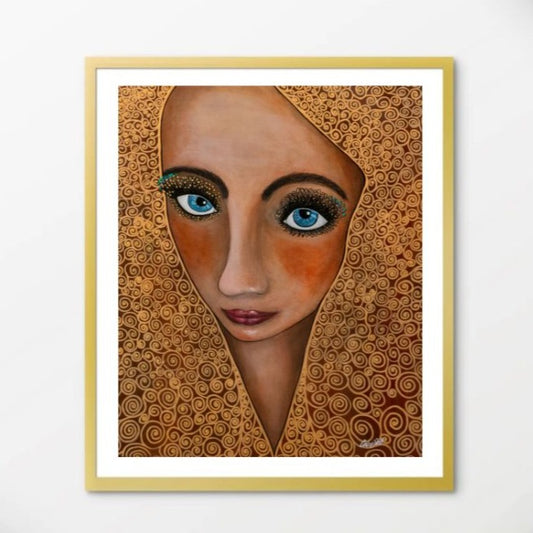 Girl with the veil - Fine Art print