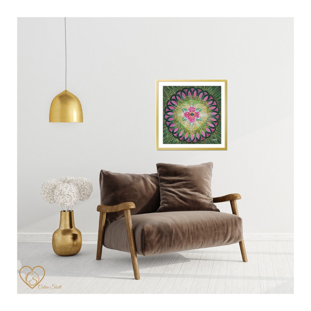 Portal of the higher heart chakra - Photo posters NEW