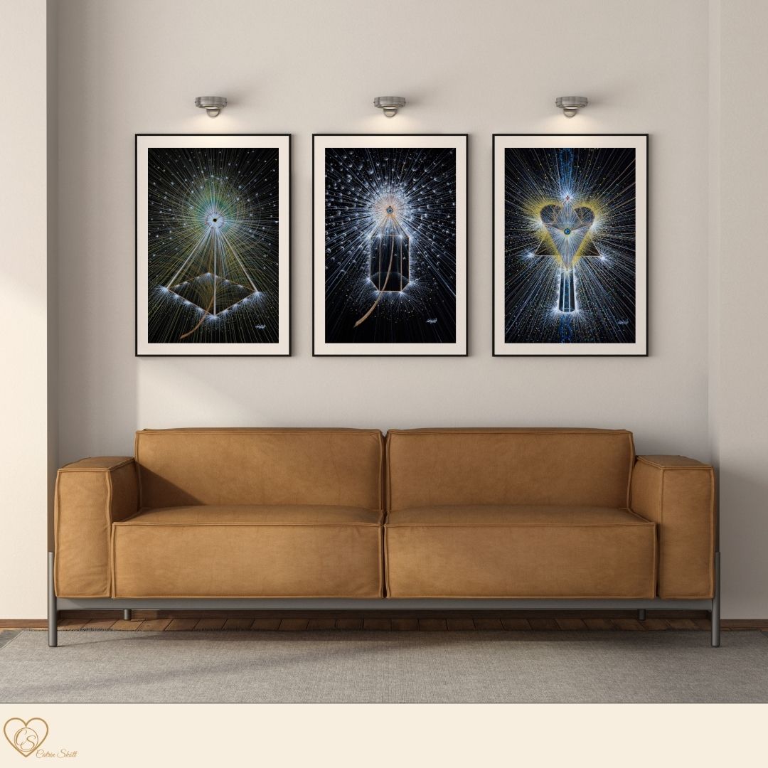Healing in the light of stillness - Photo posters