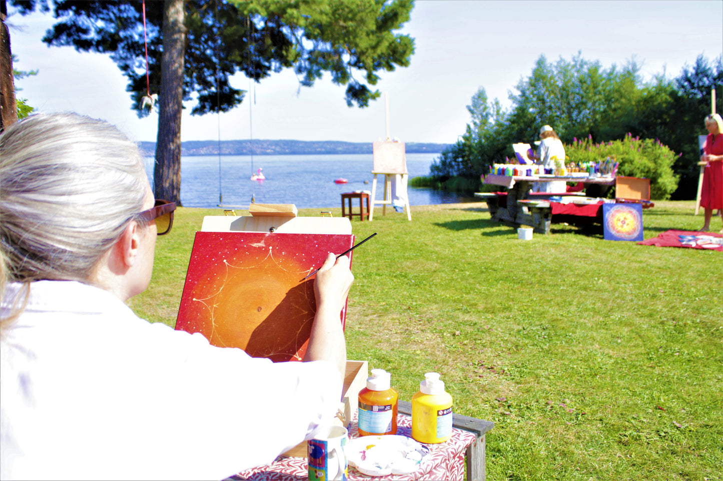 Recovery with painting &amp; meditation at Siljan, 3 days course SEK 4200 29-31 July