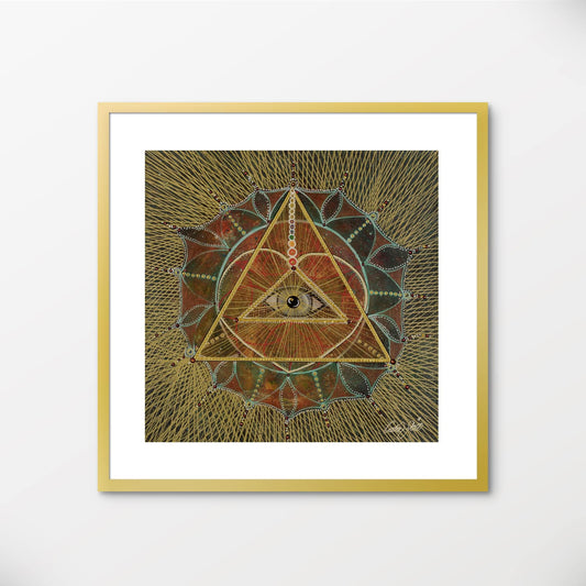 Pyramid inside - Fine Art print