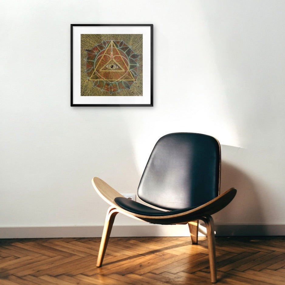 Pyramid inside - Fine Art print